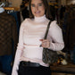 DELUC SPLIT RIBBED MOCKNECK SWEATER