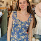 ASTR THE LABEL “CAROLETTA” RUFFLE NECK MAXI DRESS