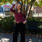 MOLLY BRACKEN CORDUROY BOOTCUT PANT