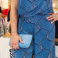 ARIELLA WIDE LEG JUMPSUIT WITH RING BELT