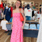 DRA “HARVEY” STRAPLESS MAXI DRESS