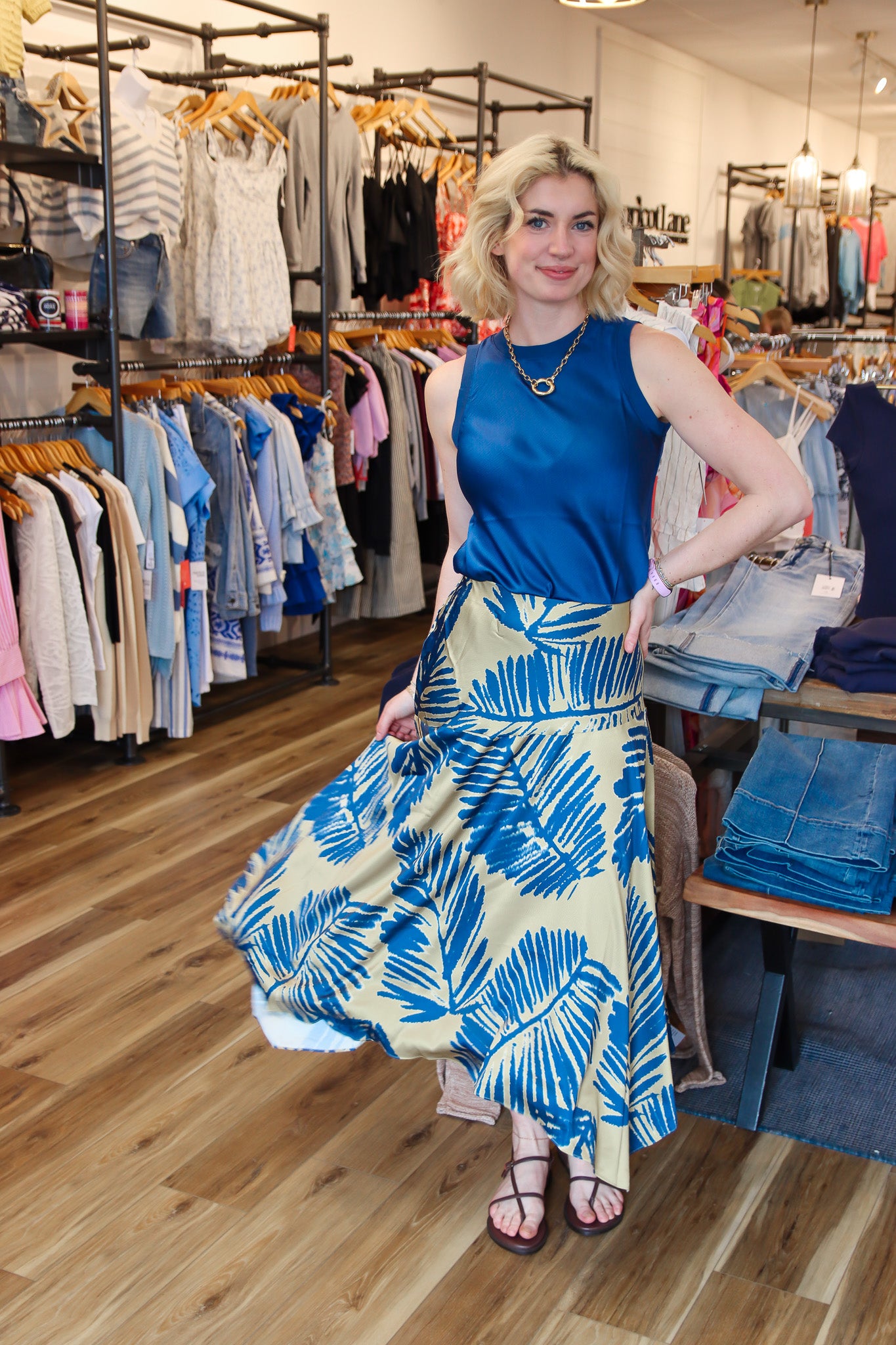 LYSSE “AKEMI” MIX MEDIA TANK TOP