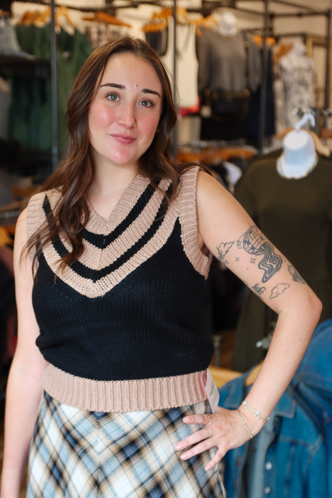 SAGE THE LABEL “STUDY HALL” SWEATER VEST