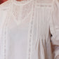 MABLE LACE AND PINTUCK BLOUSE