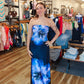 ARIELLA FLORAL TUBE MAXI DRESS