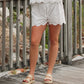 NEEDII COTTON EMBROIDERED DRAWSTRING SHORTS