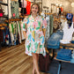 MEET ME IN SANTORINI “BUTTERFLY BREEZE” MINI DRESS
