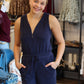ARIELLA ZIPPER DETAIL SCUBA JUMPSUIT