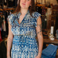 PINCH EYE-CATCHING PRINT TIERED MAXI DRESS