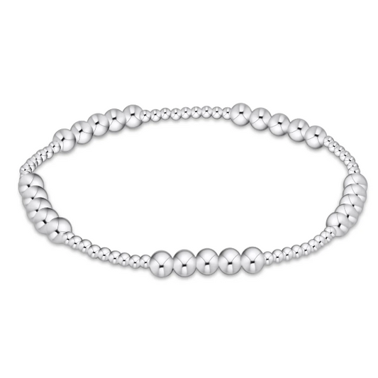 CLASSIC BLISSFUL 2MM/4MM STERLING BRACELET