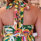 MEET ME IN SANTORINI “CALYPSO MOSTERA” MINI DRESS