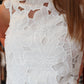 LUCY PARIS “GRETA” EYELET MINI DRESS