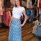 FREE PEOPLE “RAVENNA” PRINTED MAXI SKIRT