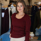 KUT FROM THE KLOTH "SARAH" RIB-KNIT PULL OVER TOP
