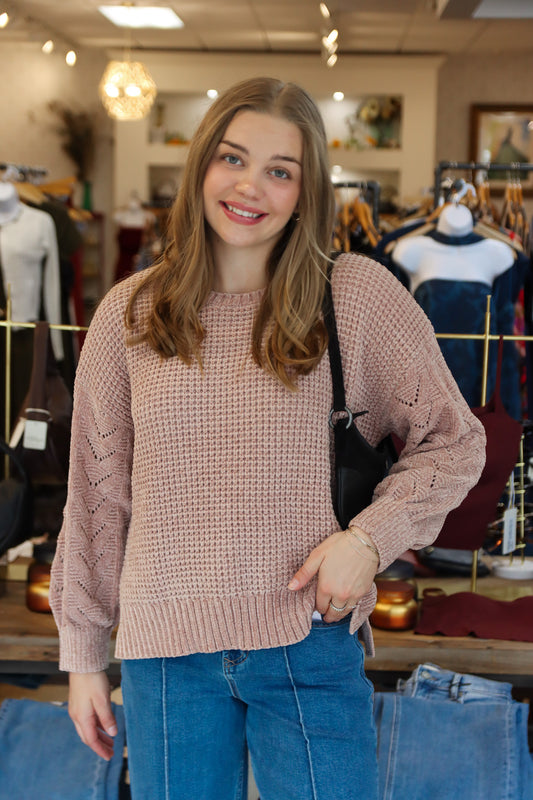 SALTWATER LUXE "CAMRON" LONG SLEEVE SWEATER
