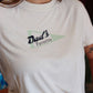 FAVORITE DAUGHTER CROPPED “DAD'S FAVORITE” SPORT TEE
