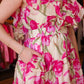 LONIANS BLOOM MINI RUFFLE DRESS