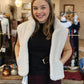 ELAN REVERSIBLE FUR/LEATHER VEST