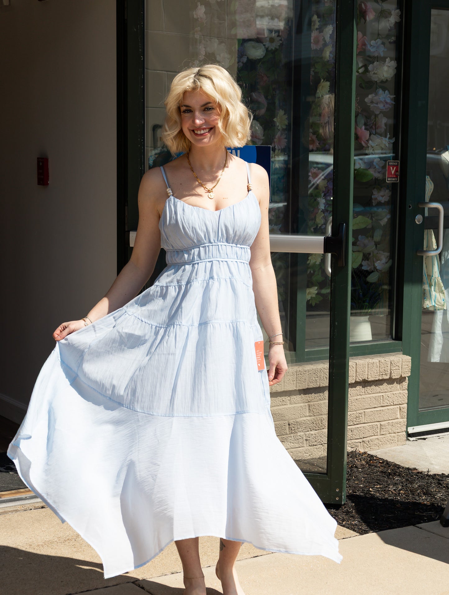 CYAN OASIS MAXI DRESS