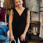 ARIELLA SURPLICE CULOTTE JUMPSUIT