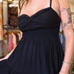 MOLLY BRACKEN “DEB” SMOCKED WAIST MAXI DRESS