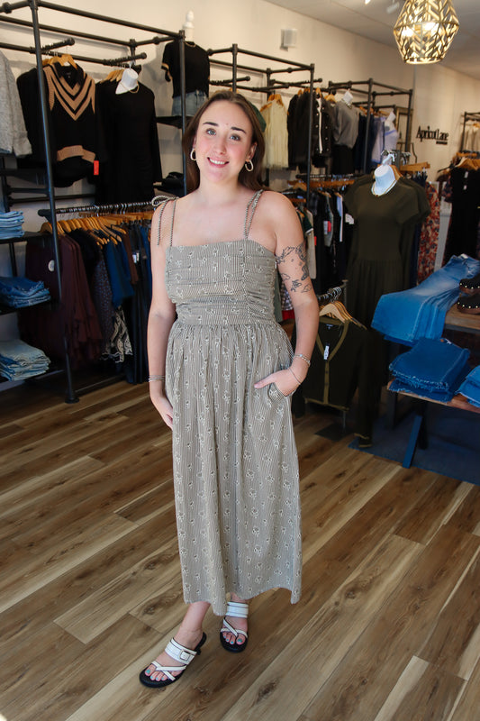 SALTWATER LUXE “CALYSTAH” TANK MIDI DRESS