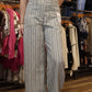 MULTI STRIPE PRINT PANTS WITH  FRONT POCKET