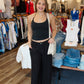 FREE PEOPLE “TONI” BEADED TANK TOP