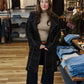 SAGE THE LABEL “MARCEAU” HOUNDSTOOTH COAT