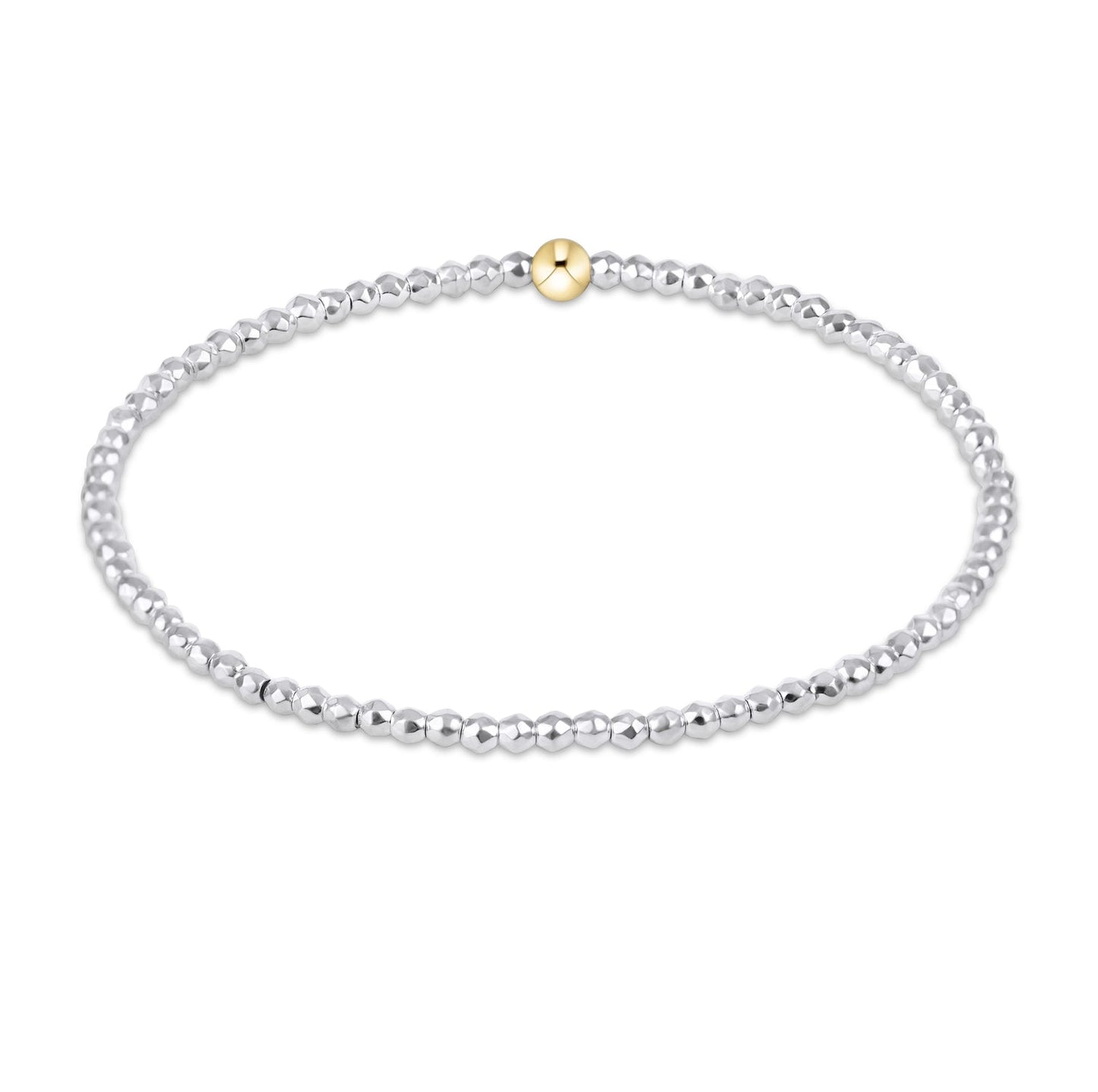 EXTEND SILVER FACETED HEMATITE 2MM