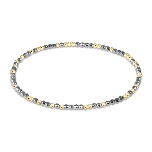 HOPE UNWRITTEN FACETED HEMATITE 2MM