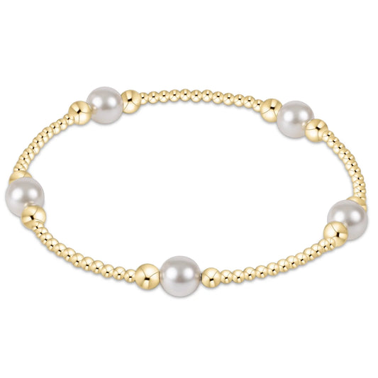 PURPOSE GOLD 6MM PEARL