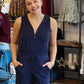 ARIELLA ZIPPER DETAIL SCUBA JUMPSUIT