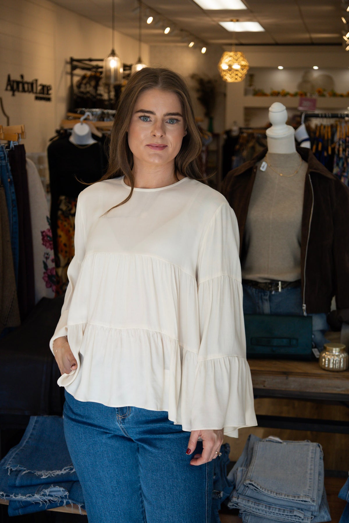 TRAFFIC PEOPLE "MUTED MOMENTS JANIS" BLOUSE