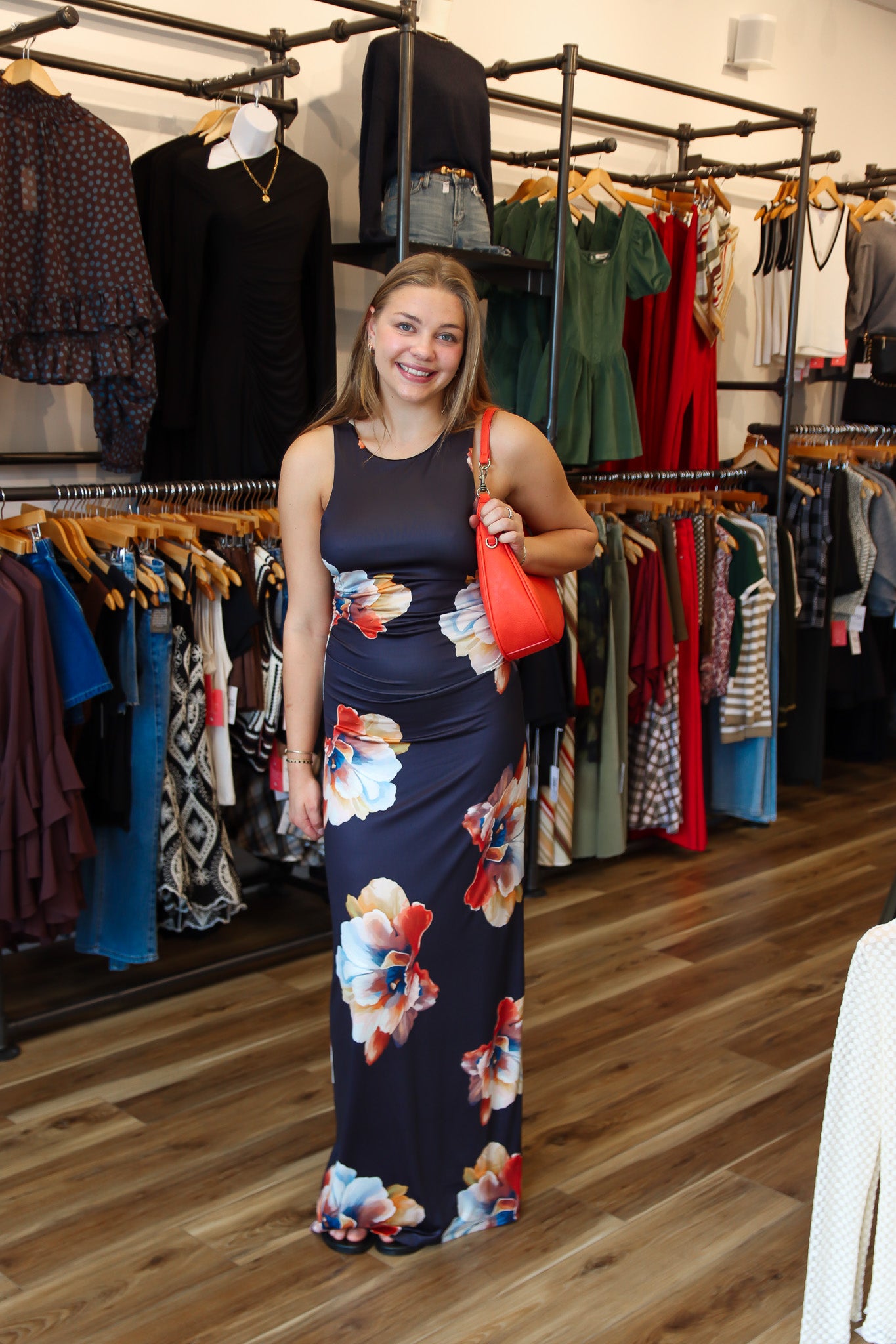 LULU’S “ZORA FLORAL” MAXI DRESS