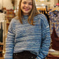 APRICOT POINTELLE SPACE DYE JUMPER