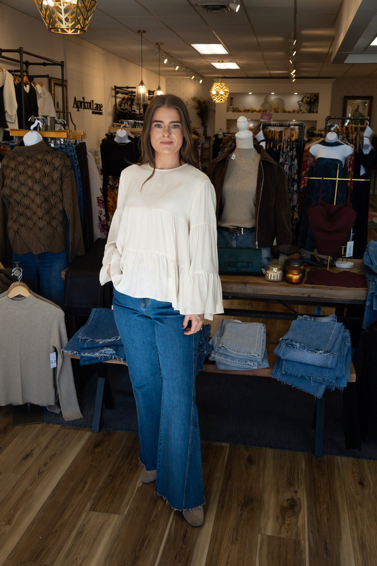TRAFFIC PEOPLE "MUTED MOMENTS JANIS" BLOUSE