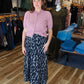 LYSSE “HOLLIS” PLEATED MIDI SKIRT