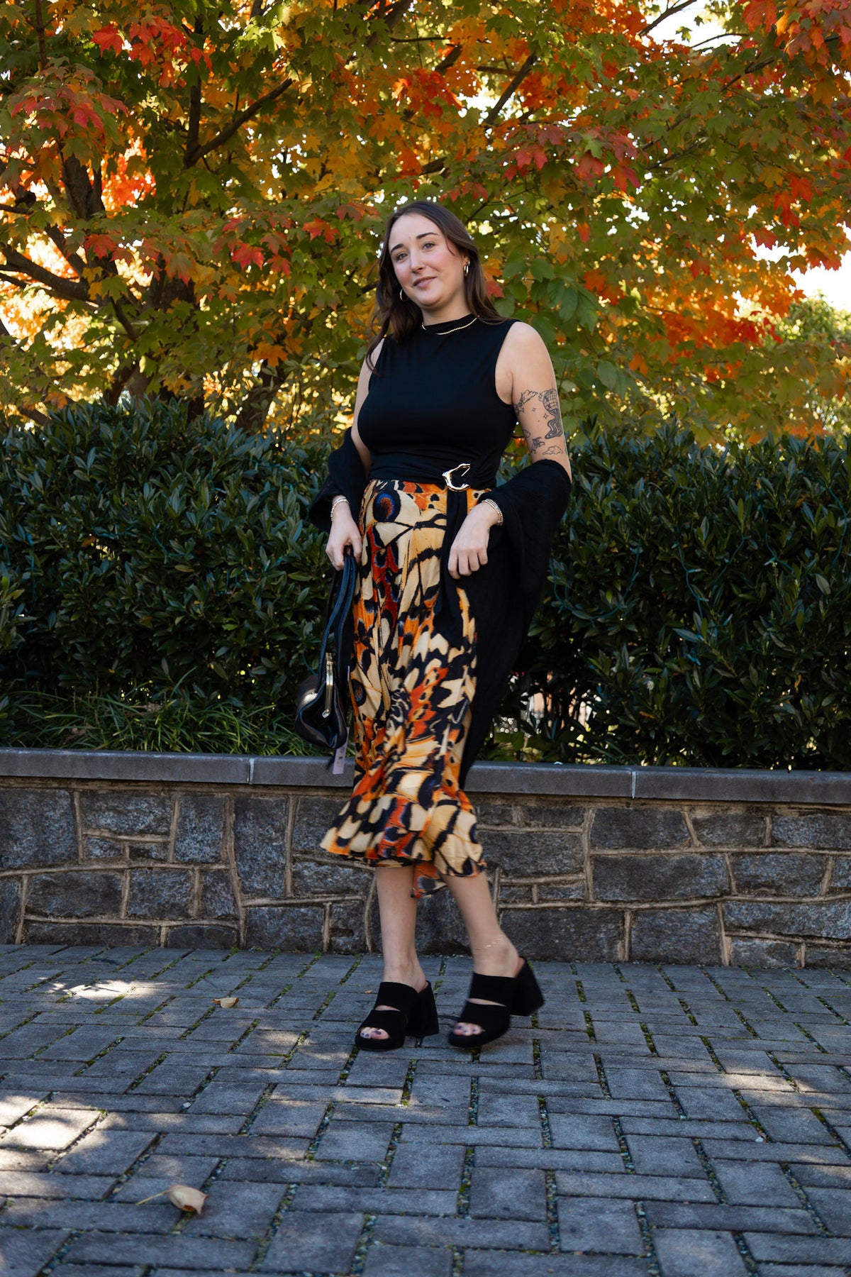 MOLLY BRACKEN CHUNKY RIB KNIT SCARF