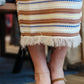 JOHN & JENN “HUNTER” KNIT FRINGE DETAIL MAXI DRESS