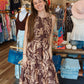 SAGE THE LABEL RUSTIC CHARM BUBBLE MIDI DRESS