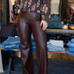LYSEE HI WAIST LEATHER WIDE LEG