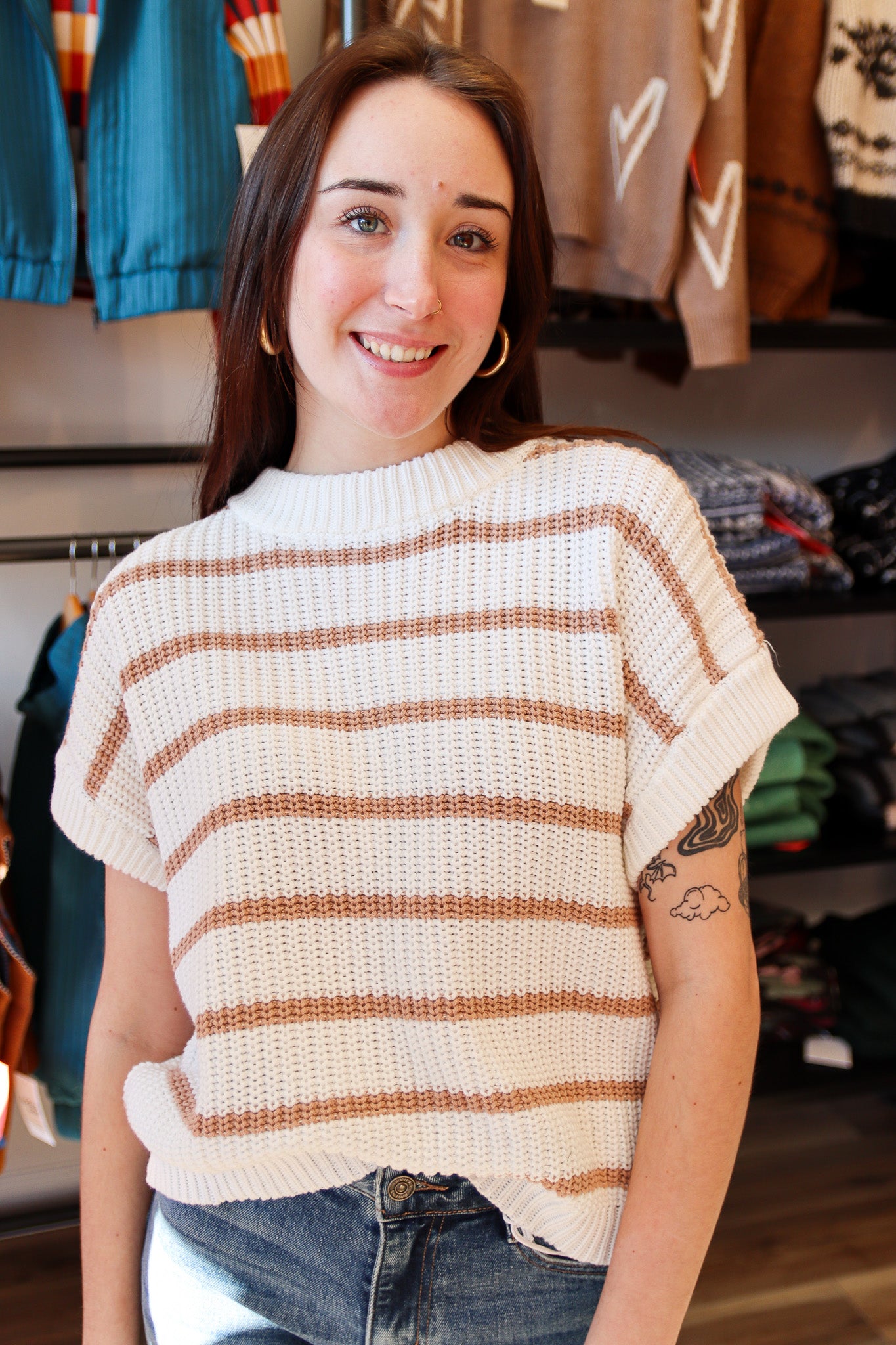 Boxy Knit Sweater