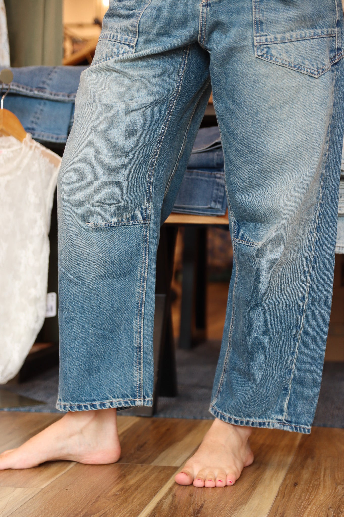 FREE PEOPLE “MINIMALIST MOXIE” BOYFRIEND JEAN