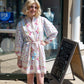 ELIZABETH JAMES "SADIE" LONG SLEEVE BUTTON DOWN DRESS