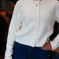 PINCH BUTTON DOWN LONG SLEEVE CARDIGAN