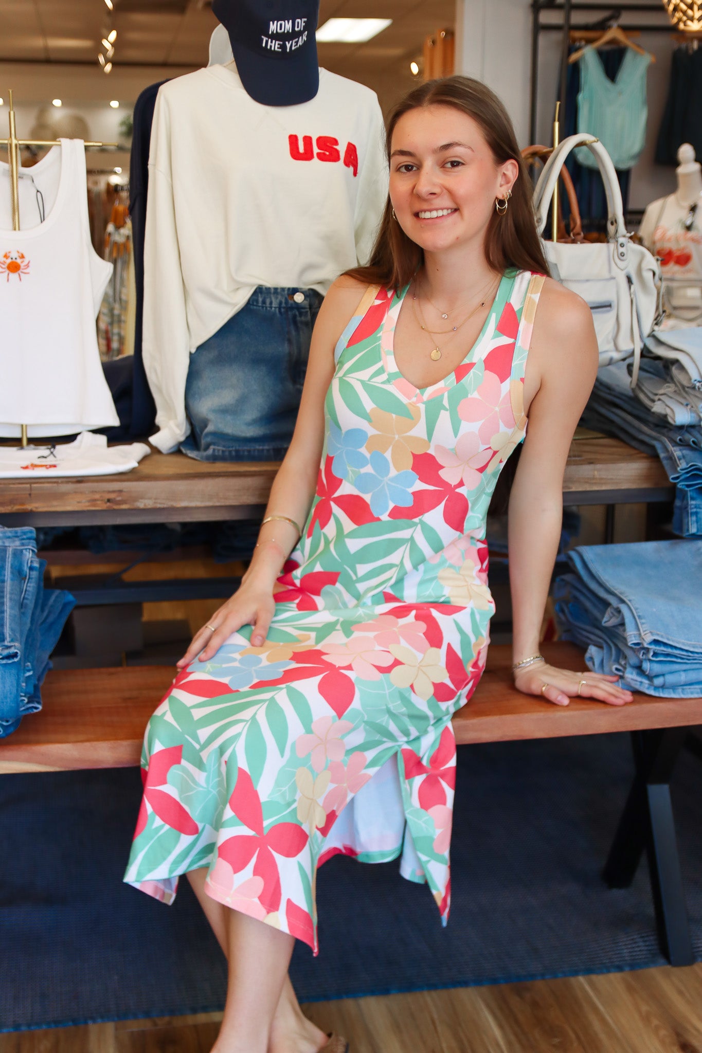 PJ SALVAGE “THE COASTAL CLUB” DRESS