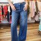 Serenity Wide Leg Belted Denim