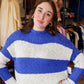 FREE PEOPLE OPAL RUGBY STRIPE SWEATER