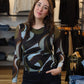 ARIELLA LONG SLEEVE RUCHED TOP